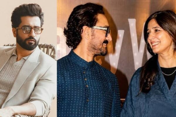 Vicky Kaushal reacts to Aamir Khan's wedding with Gauri Spratt as the 'Lagaan' actor shares details of the big day with the paps at an event: 'So happy' |
