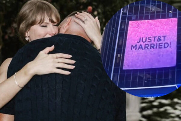 Taylor Swift and Travis Kelce officially MARRIED! 'JusT&T Married' message flashes on screens post wedding ceremony - PICS |