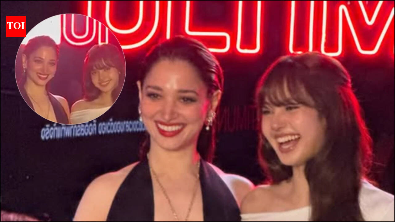 BLACKPINK’s Lisa and Tamannaah Bhatia stun at Bangkok beauty event: Stun crowd with contrasting outfits |