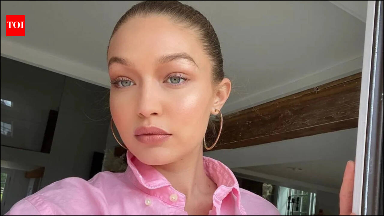 Gigi Hadid stuns in sparkling all-pink vintage gown for bridesmaid duties at Taylor Swift and Travis Kelce's Madison Square Garden wedding |