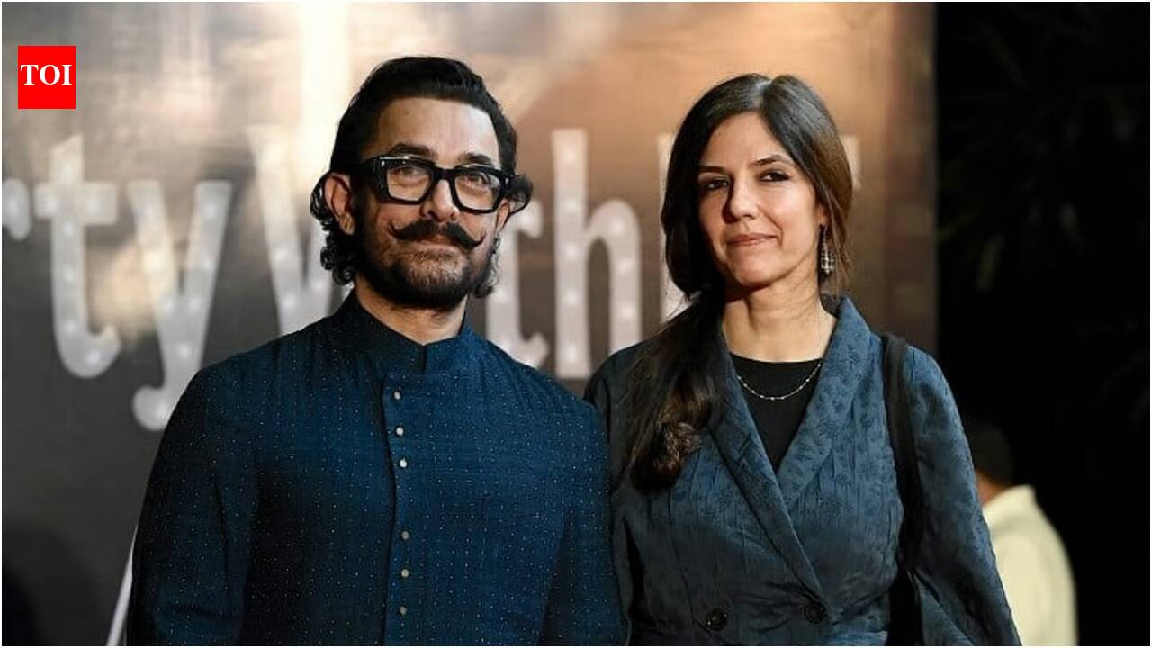 Aamir Khan’s Pali Hill house lit up with fairy lights, tents and decor set up ahead of the 'gharelu' wedding with Gauri Spratt on July 5 |
