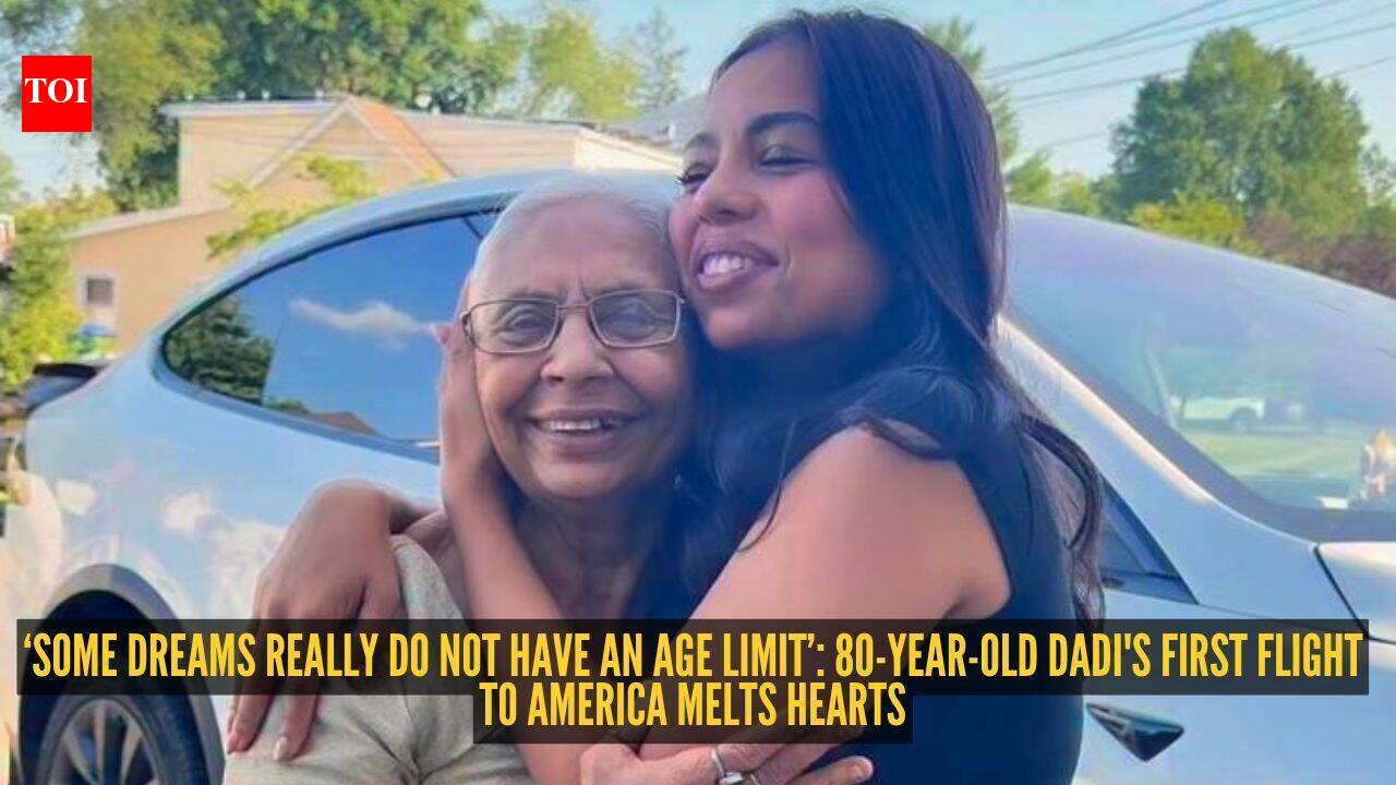 ‘Some dreams really do not have an age limit’: 80-year-old dadi's first flight to America melts hearts