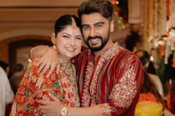 Arjun Kapoor holds sister Anshula's kaleera at pre-wedding festivities; fans wonder if he's the next Kapoor to marry |