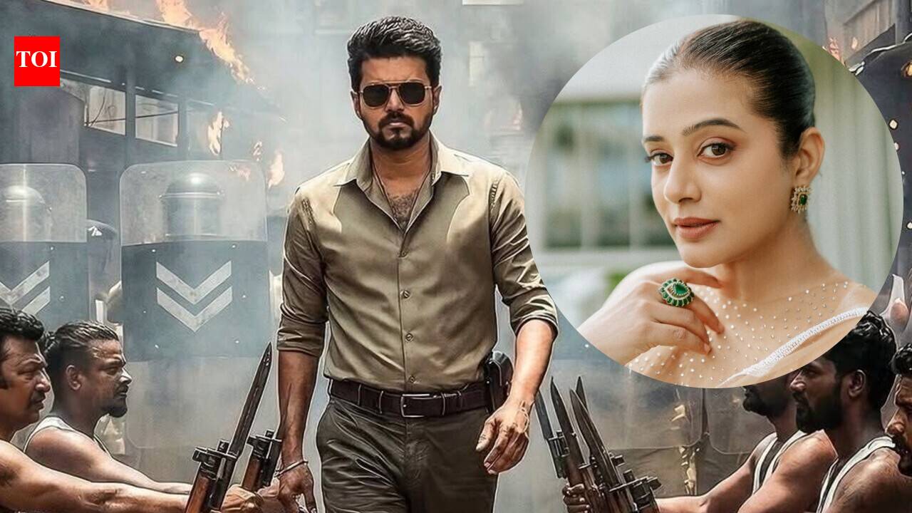 Priyamani gives major update on 'Jana Nayagan' release date; calls Thalapathy Vijay born leader | Tamil Movie News