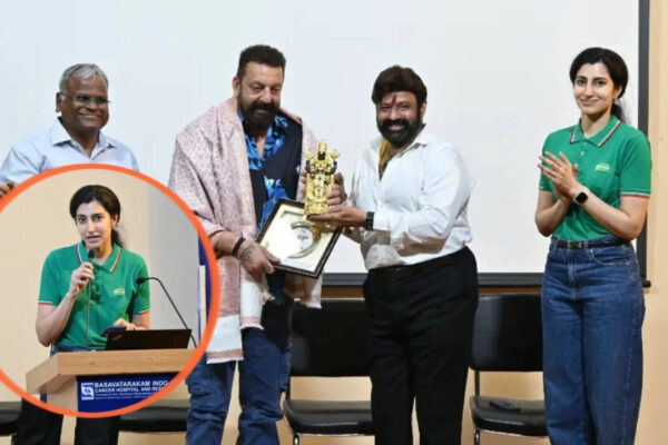 Sanjay Dutt: Nara Brahmani: "Heartfelt thanks" as Sanjay Dutt attends Basavatarakam Cancer Hospital's Silver Jubilee celebration | Hindi Movie News