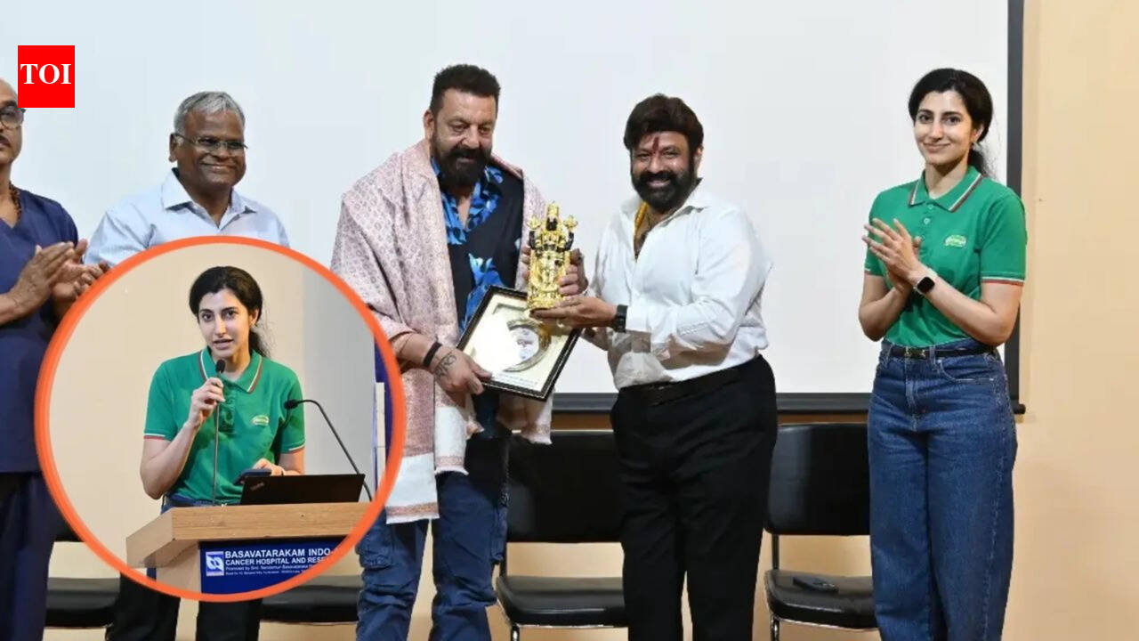 Sanjay Dutt: Nara Brahmani: "Heartfelt thanks" as Sanjay Dutt attends Basavatarakam Cancer Hospital's Silver Jubilee celebration | Hindi Movie News