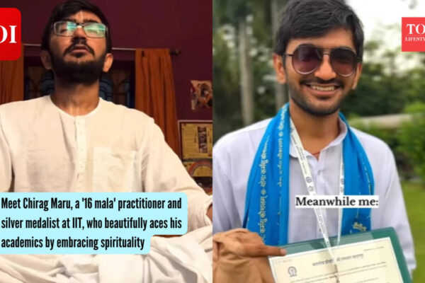 Meet Chirag Maru, a '16 mala' practitioner and silver medalist at IIT, who beautifully aces his academics by embracing spirituality