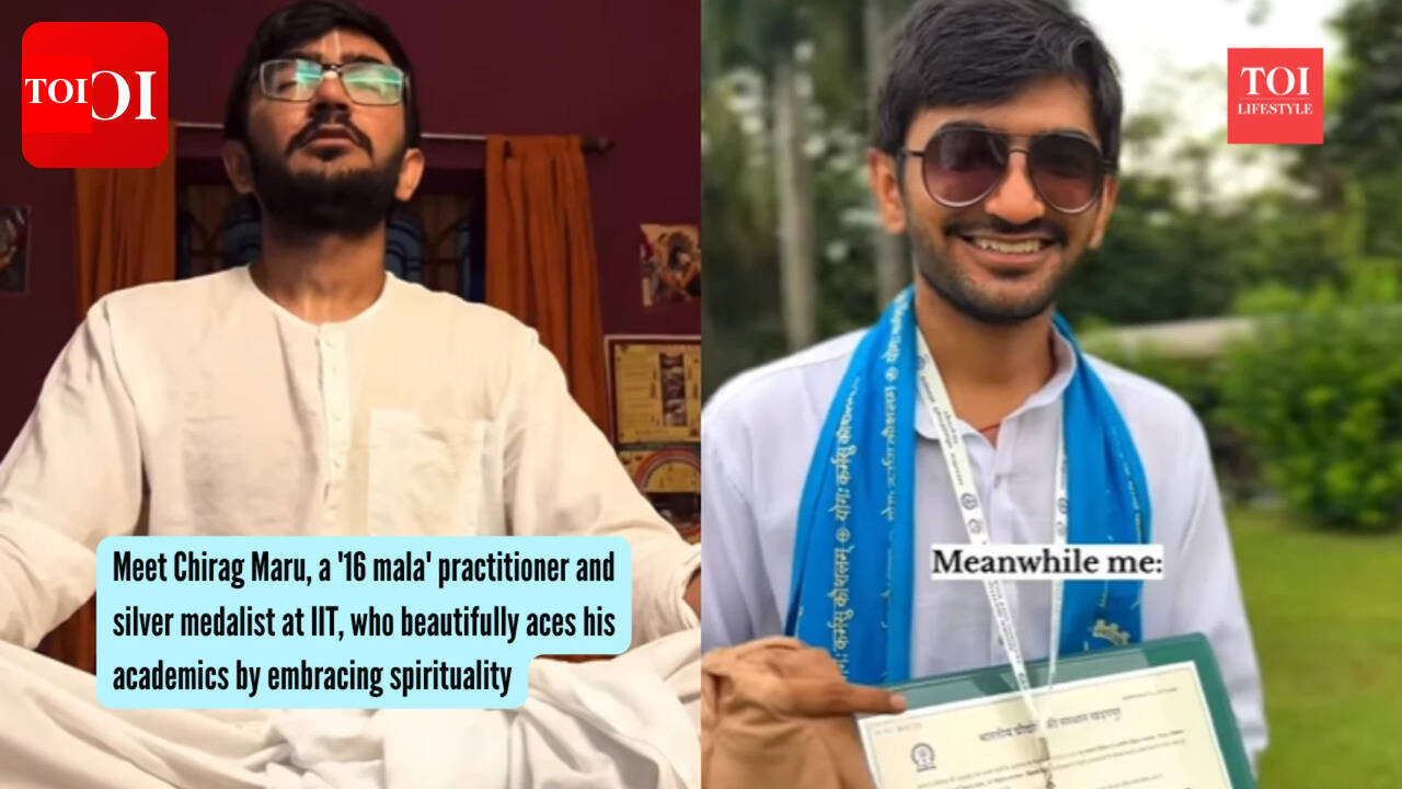 Meet Chirag Maru, a '16 mala' practitioner and silver medalist at IIT, who beautifully aces his academics by embracing spirituality
