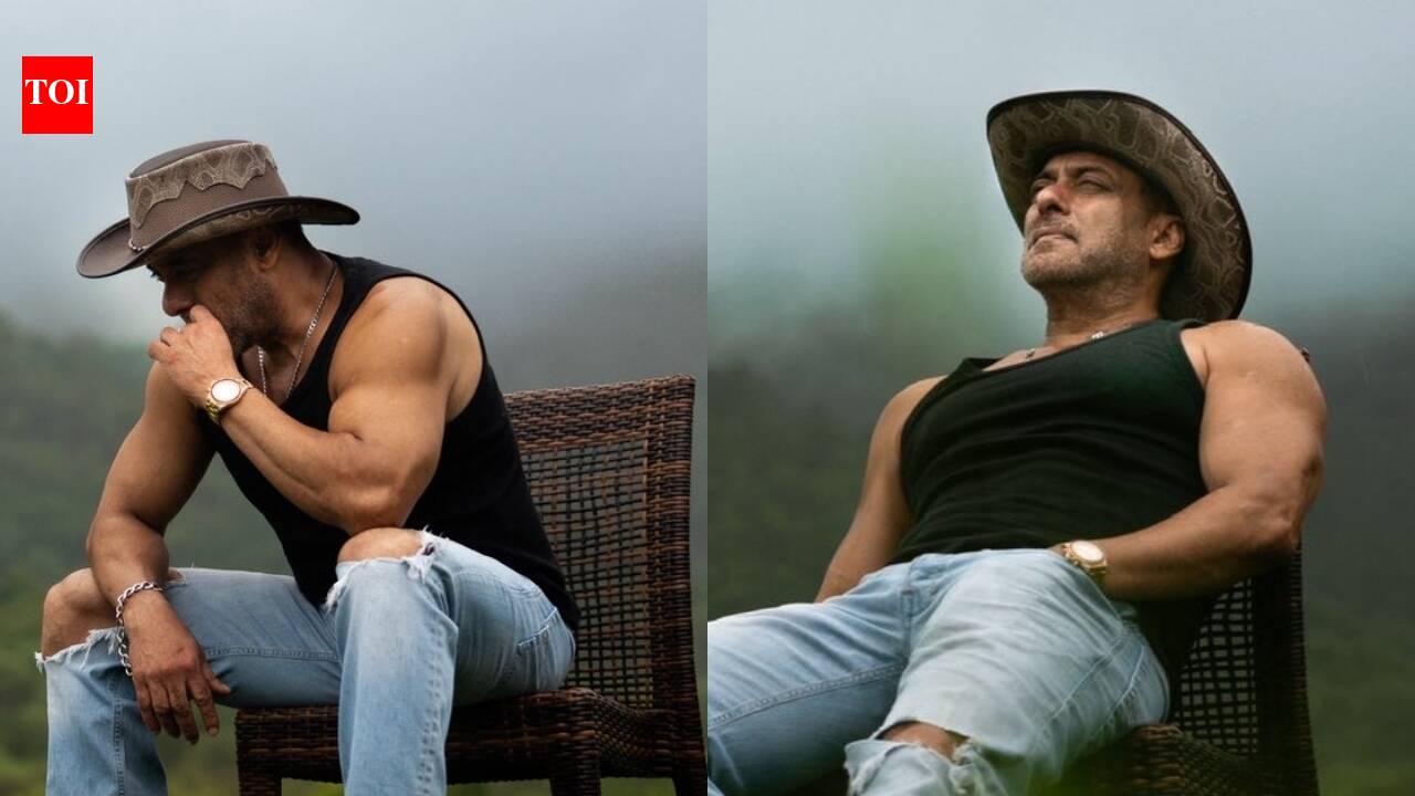 Salman Khan breaks the internet as he soaks in the rains with swag, flaunts ripped physique and jeans, teases 'Maatrubhumi' release |