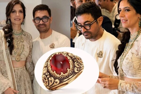 Aamir Khan's wedding ring for Gauri Spratt required 256 hours of work 131 pairs of skilled hands, has an exceptionally rare natural ruby sourced from Madagascar |