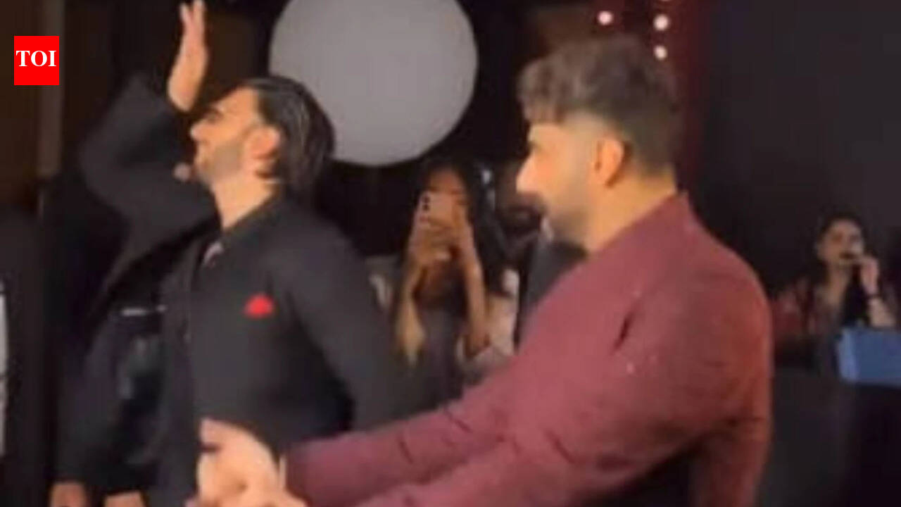 'Gunday'vibes return! Ranveer Singh and Arjun Kapoor's reunion becomes the biggest highlight of Anshula Kapoor's wedding reception | Hindi Movie News
