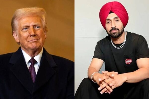 Diljit Dosanjh dodges question about his US citizenship with a joke amid 'Satluj' row, gets told to speak to Donald Trump about green card: 'I never ask anyone for favours, his daughter follows me' | Hindi Movie News