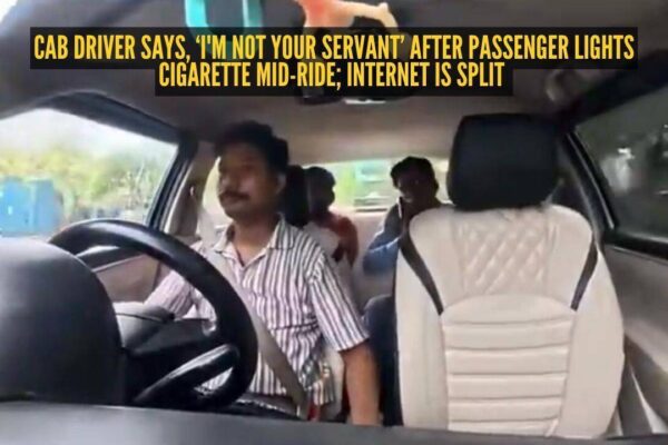 Cab driver says, ‘I'm not your servant’ after passenger lights cigarette mid-ride; internet is split