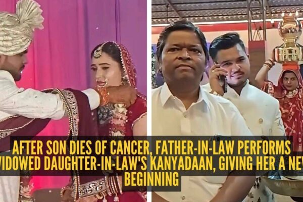 After son dies of cancer, father-in-law performs widowed daughter-in-law's Kanyadaan, giving her a new beginning