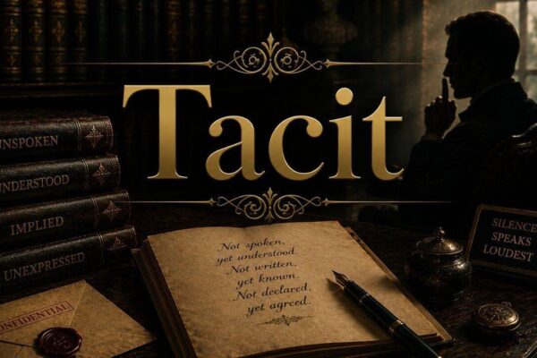 Word of the day: Tacit |