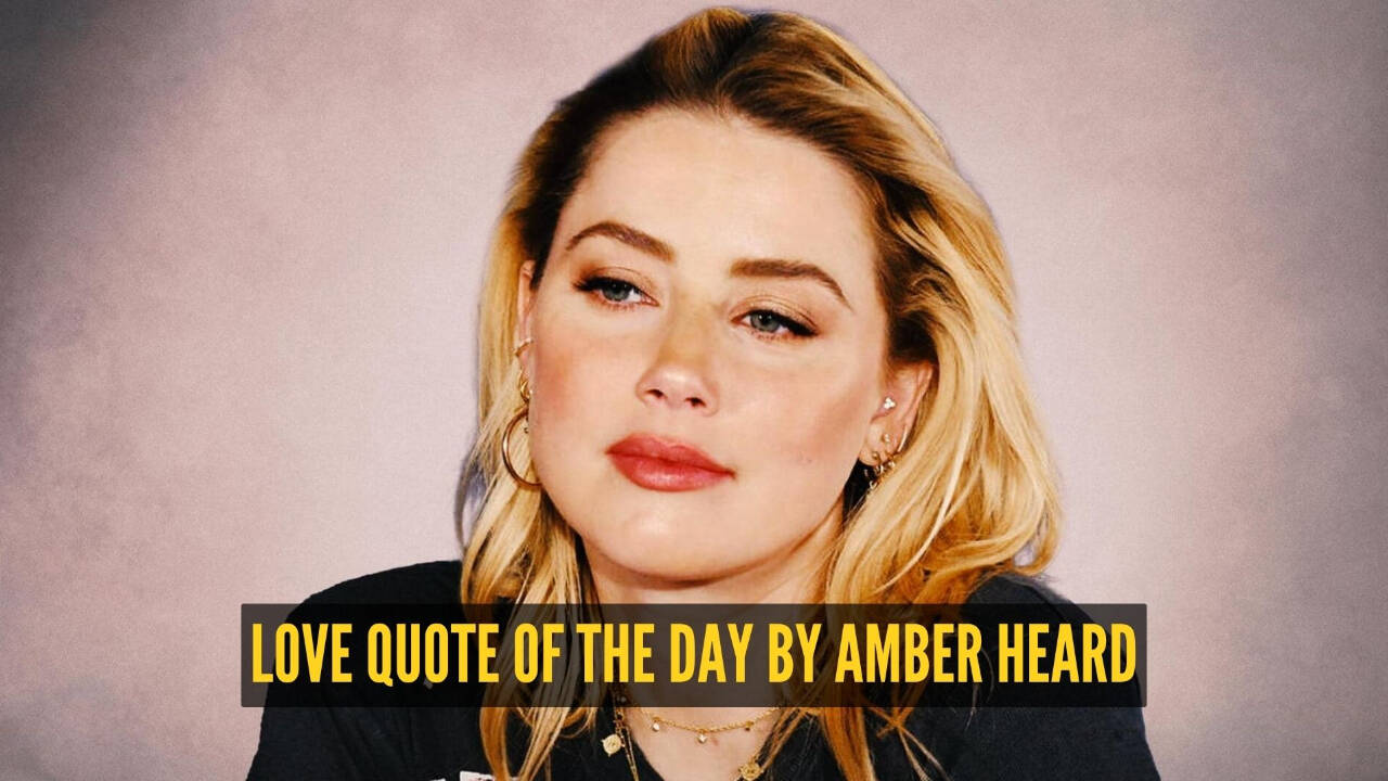 Love quote of the day by Amber Heard - "I don't label myself one way or another. I love who I love; it's the person that matters"