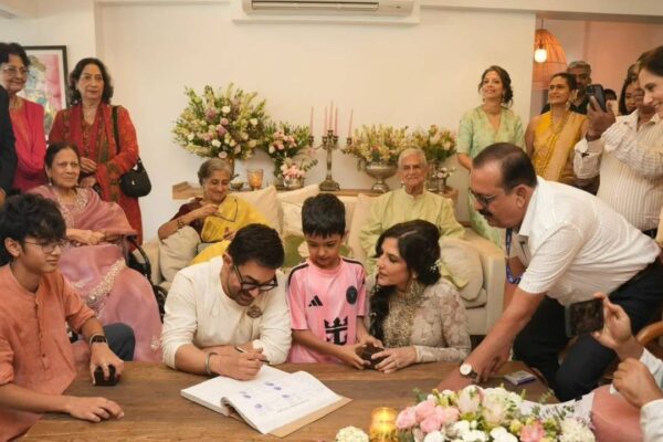 Newlyweds Aamir Khan and Gauri Spratt to move into Rs 100 crore family home with mother, Junaid, Azad and sisters: Report |