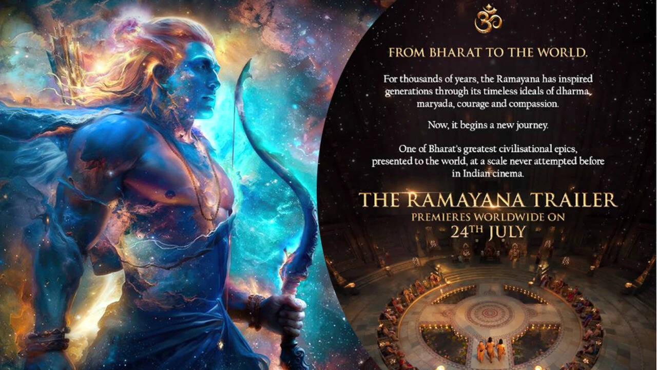 'Ramayana' trailer to premiere worldwide on July 24; makers unveil global launch date for Ranbir Kapoor, Yash and Sai Pallavi starrer |