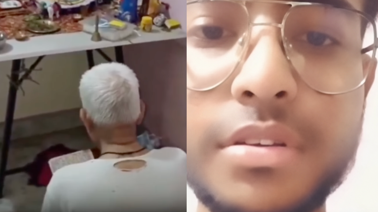 A son called his praying father a “hypocrite”. Here’s why everyone is talking about the viral video |