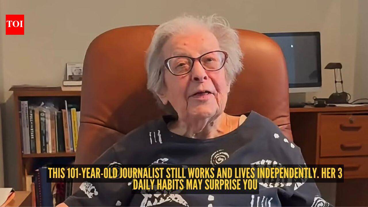Eileen Lavine: This 101-year-old journalist still works and lives independently. Her 3 daily habits may surprise you