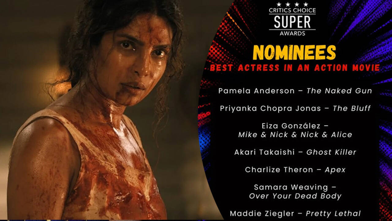 Critics Choice Super Award Nominations: Priyanka Chopra lands nomination for Best Actress in an Action Movie; 'Superman' and 'The Boys’ lead nominees |