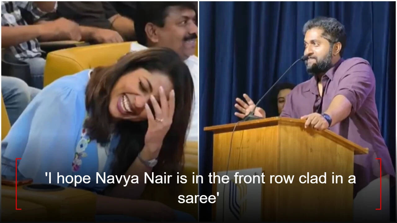 Dhyan Sreenivasan jokes about becoming Kerala CM: 'I hope Navya Nair is in the front row clad in a saree' |