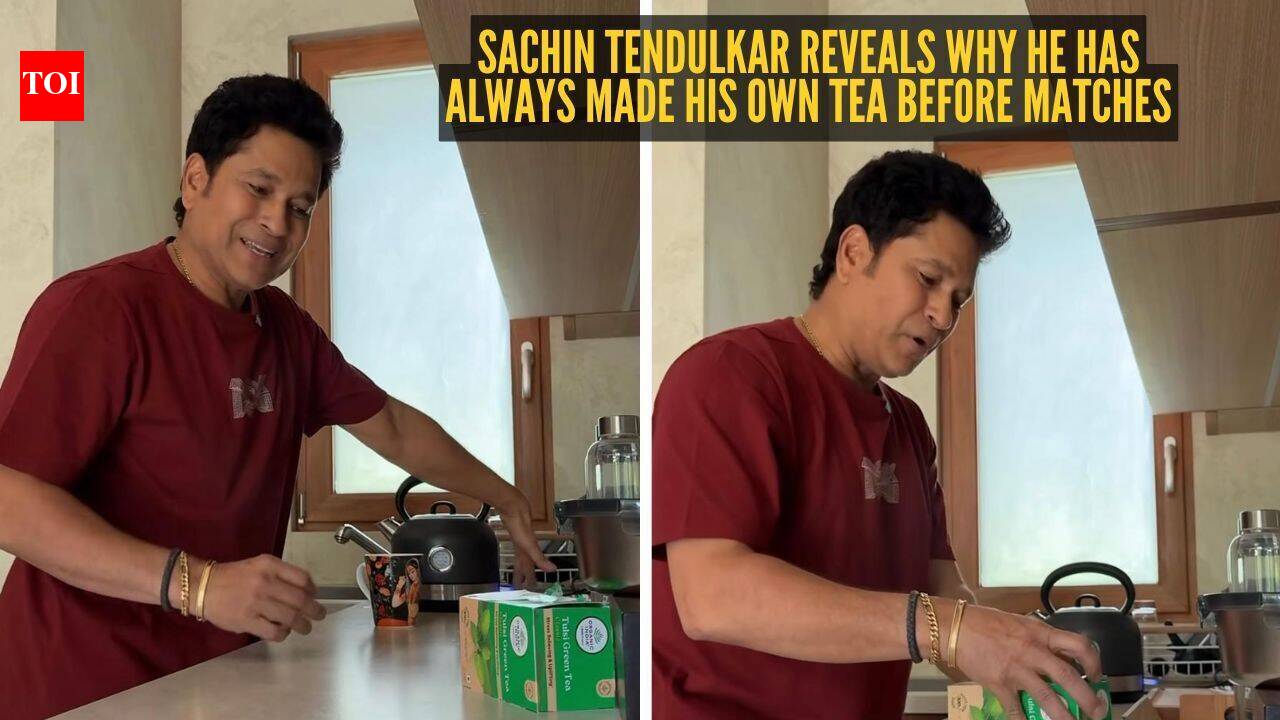 Sachin Tendulkar reveals why he has always made his own tea before matches