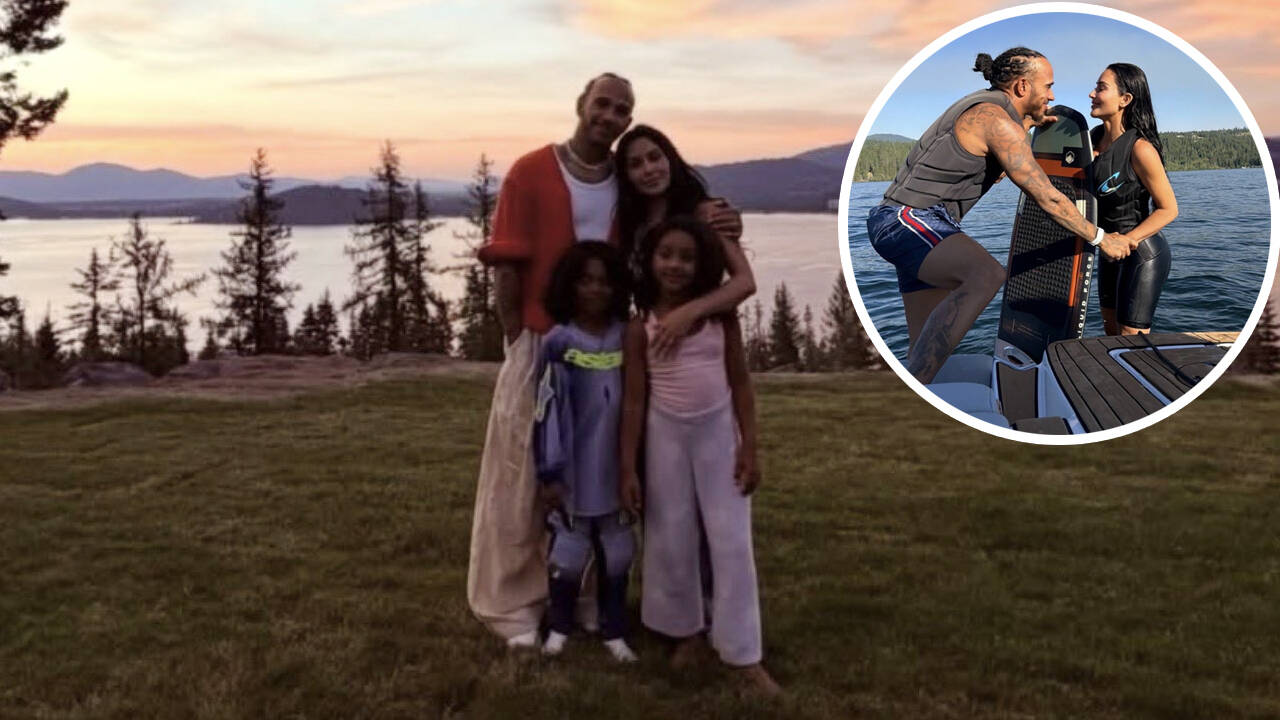 Lewis Hamilton lends support to Kim Kardashian as she mourns grandmother MJ's demise; shares unseen pics from getaway with her kids |