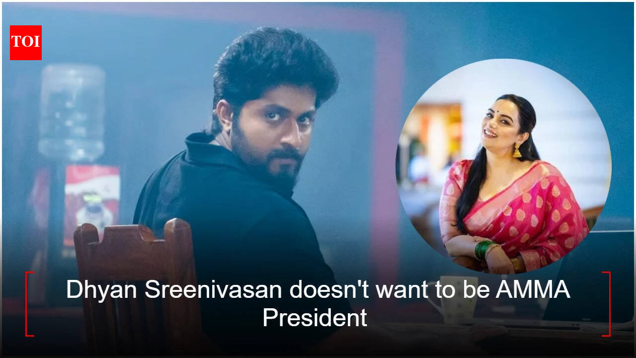 Dhyan Sreenivasan doesn't want to be AMMA president but supports Shwetha Menon amid AMMA row: ‘Leaving when problems arise is not the solution’ |