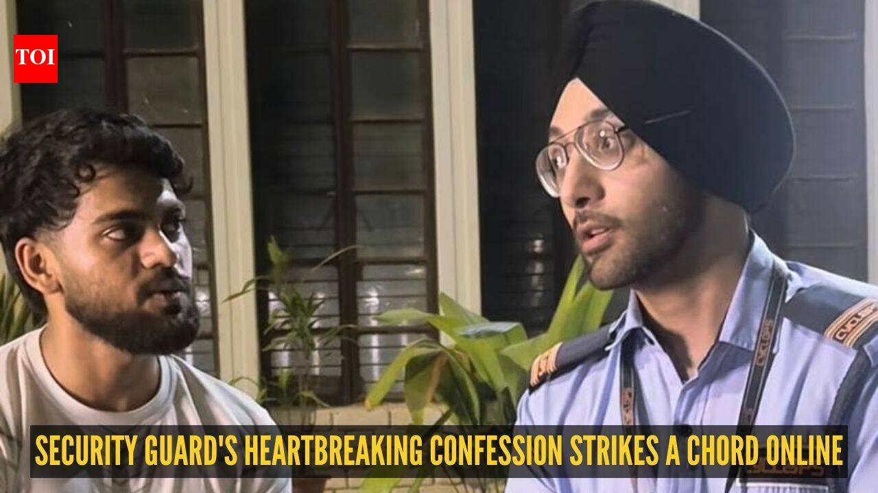 'Jis college me padhne ke liye aaye the, aaj vahi guard ki naukri kar rahe hai' : Security guard's heartbreaking confession strikes a chord online