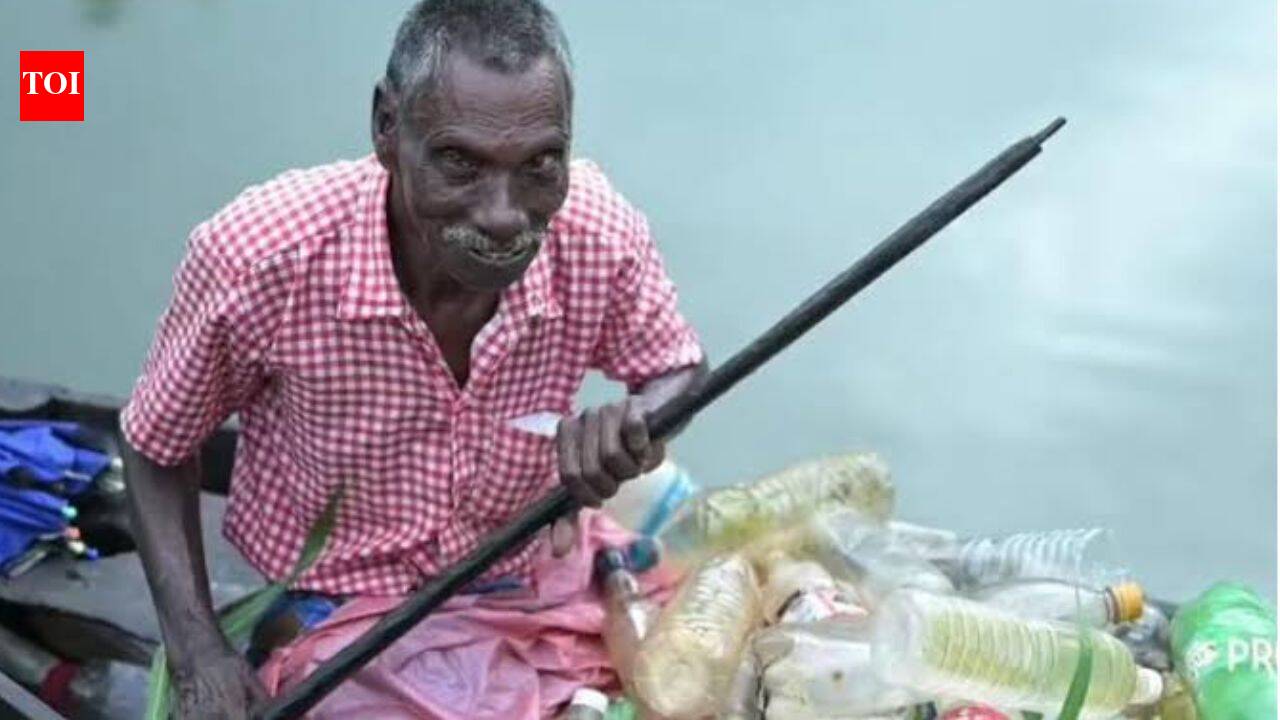 This 69-year-old paralysed man cleaned a river in silence until a young photographer noticed him