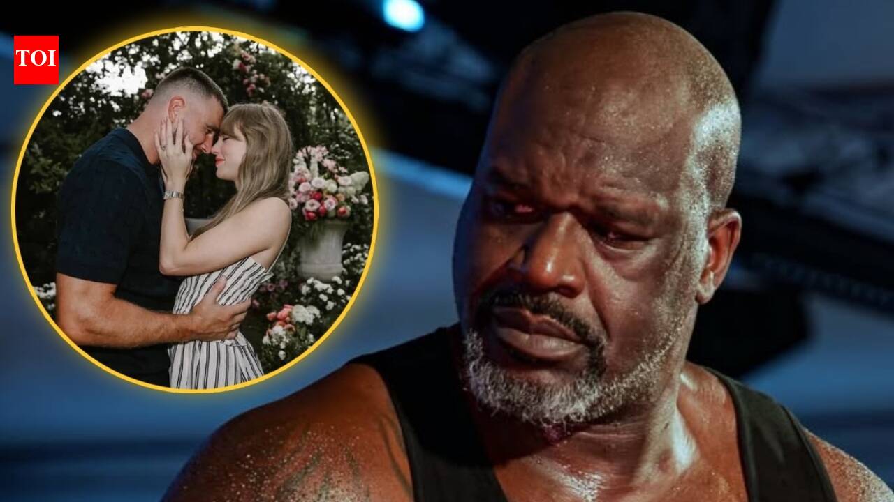 Taylor Swift: Shaquille O'Neal sarcastically shares four words for Taylor Swift and Travis Kelce after not being invited to the wedding ceremony | English Movie News