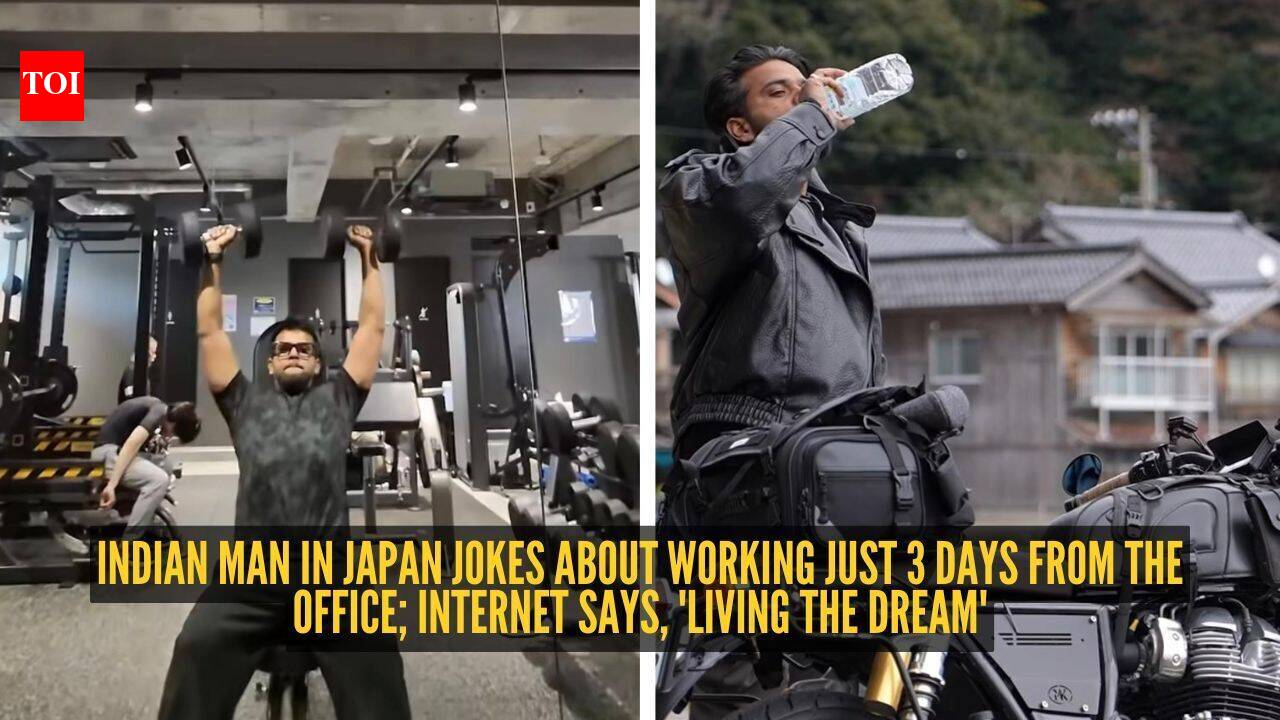 Indian man in Japan jokes about working just 3 days from the office; internet says, 'Living the dream' |