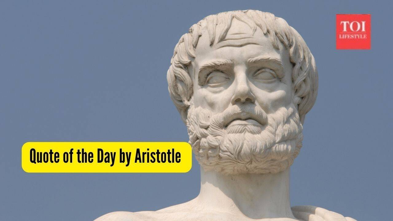 Quote of the Day by Aristotle, "The main aim of men who are wise is not just to secure pleasure in life but to try and stay away from..."