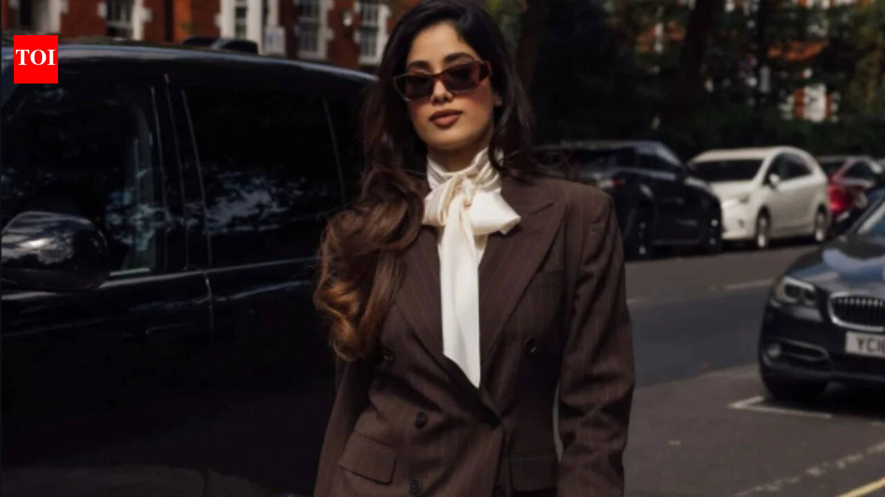 Janhvi Kapoor nails stadium style dressed in head-to-toe luxury ensemble with a Rs 5 lakh price tag for India vs England ODI at Lord's |