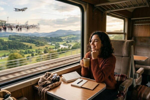 Psychology reveals why some people happily choose a 10-hour train journey over a two-hour flight |