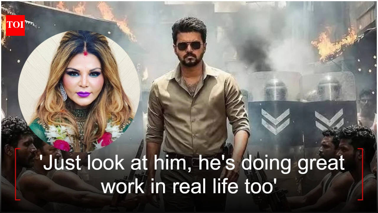 Rakhi Sawant hails 'Jana Nayagan' star Thalapathy Vijay; ' CM aur PM Vijay jaisa ho, Jo film mein karte hai woh real life men bhi kar rahe hai' | Tamil Movie News