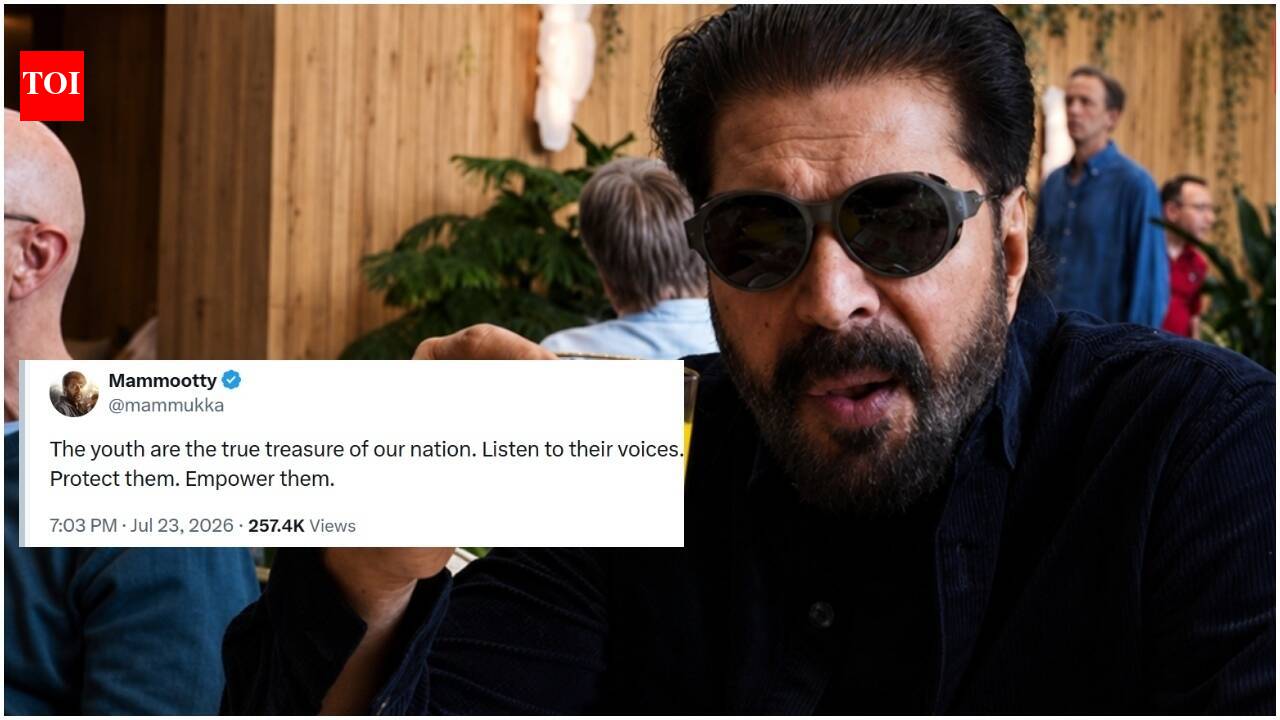 Mammootty backs Jantar Mantar student protest; urges Government to listen to youth; 'Protect them. Empower them' | Malayalam Movie News
