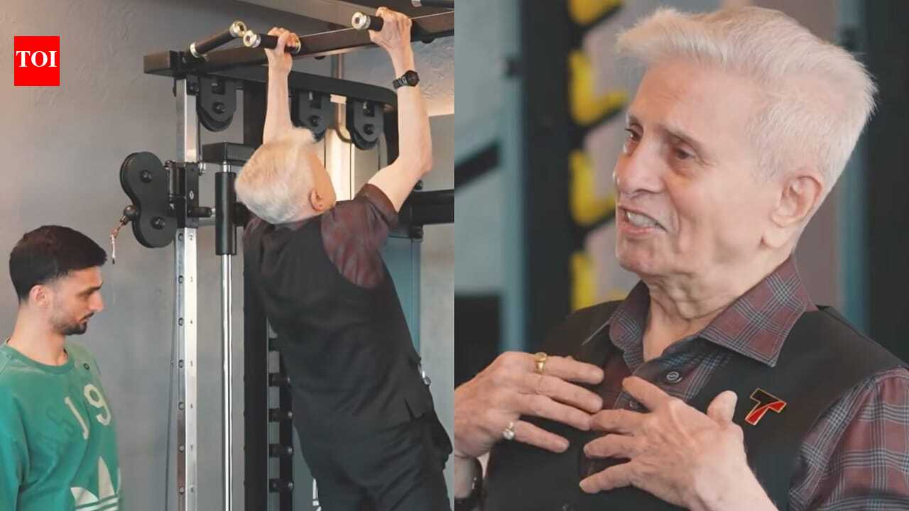 Madhukar Talwalkar: 93-year-old fitness icon Madhukar Talwalkar stuns the internet with effortless chin-ups