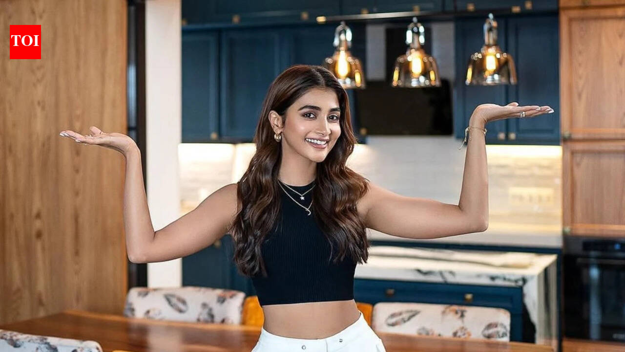 Inside Pooja Hegde’s Rs 45 crore Bandra home: A look at the 'Jana Nayagan' star's 4,000 sq ft sea-facing abode with live-edge dining, and chic pastel interiors | Tamil Movie News