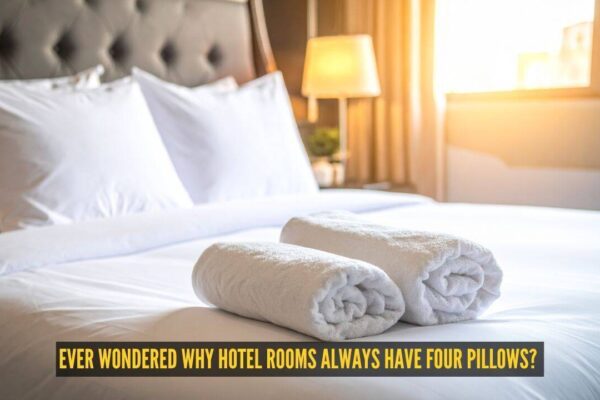 Ever wondered why hotel rooms always have four pillows? Here's the real reason