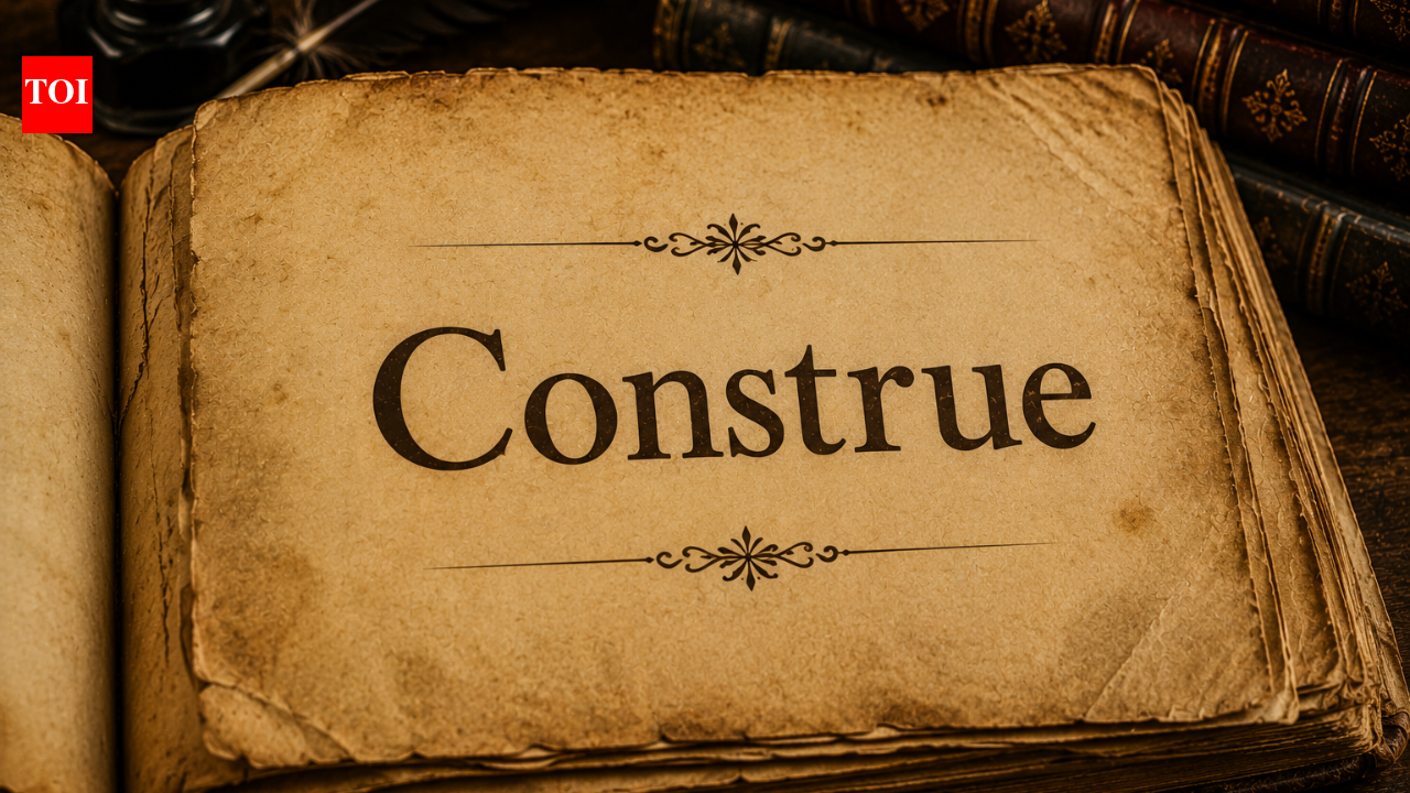 Word of the day: Construe |