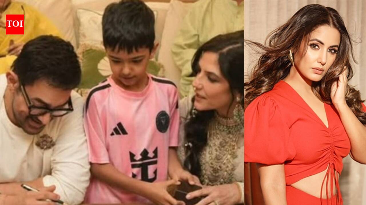 Aamir Khan: Hina Khan reacts to the criticism around Aamir Khan's third marriage with Gauri Spratt: 'It isn’t considered very good in our society..marriage after marriage after marriage, even divorce' | Hindi Movie News