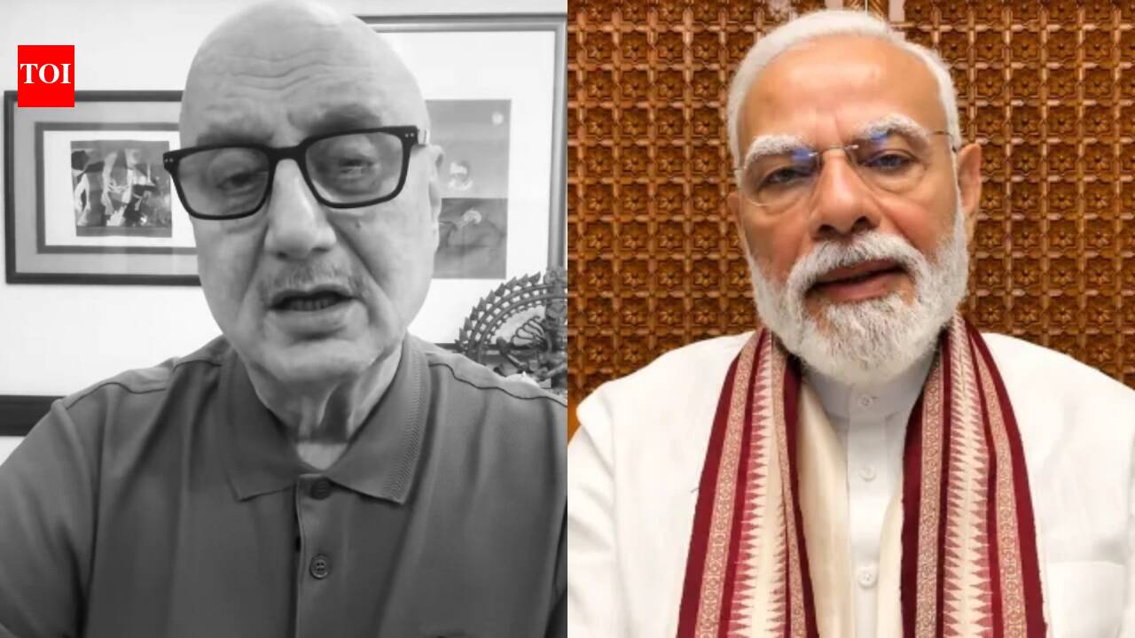 Anupam Kher backs students' victory but condemns abusive language against PM Narendra Modi: 'Loktantra mein virodh swabhavik hai lekin virodh ki bhasha itni chhoti ho gayi' | Hindi Movie News