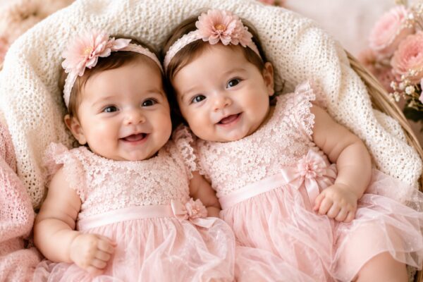 50 twin baby girl names that start with J and sound beautiful together for sisters |