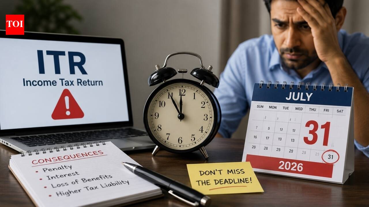 ITR filing deadline: What happens if you don’t file your income tax return by July 31, 2026? Penalty, consequences explained