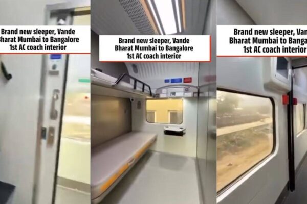 Mumbai–Bengaluru Vande Bharat Sleeper's First AC coach gets a stunning luxury makeover; see the video