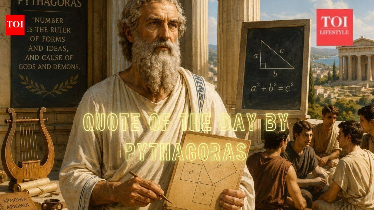 Quote of the Day by Pythagoras, "Do not go to bed until you have gone over the day three times in your mind. What wrong...."