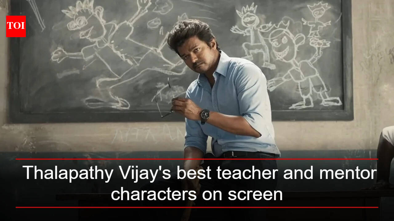 Vijay'S: Ahead of Guru Pornima 2026, Lets meet 'Jana Nayagan' star Thalapathy Vijay's best teacher and mentor characters on screen | Tamil Movie News