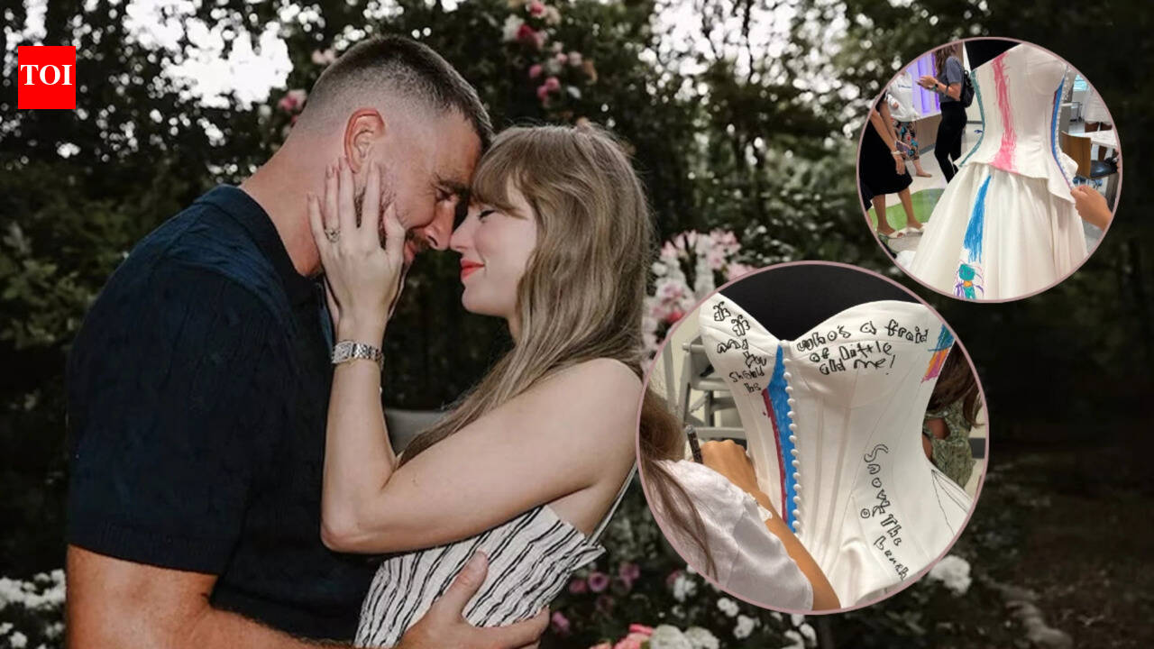 Children’s Mercy Hospital kids decorate wedding dress to gift to Taylor Swift, Travis Kelce: ‘Felt like the perfect opportunity’ |